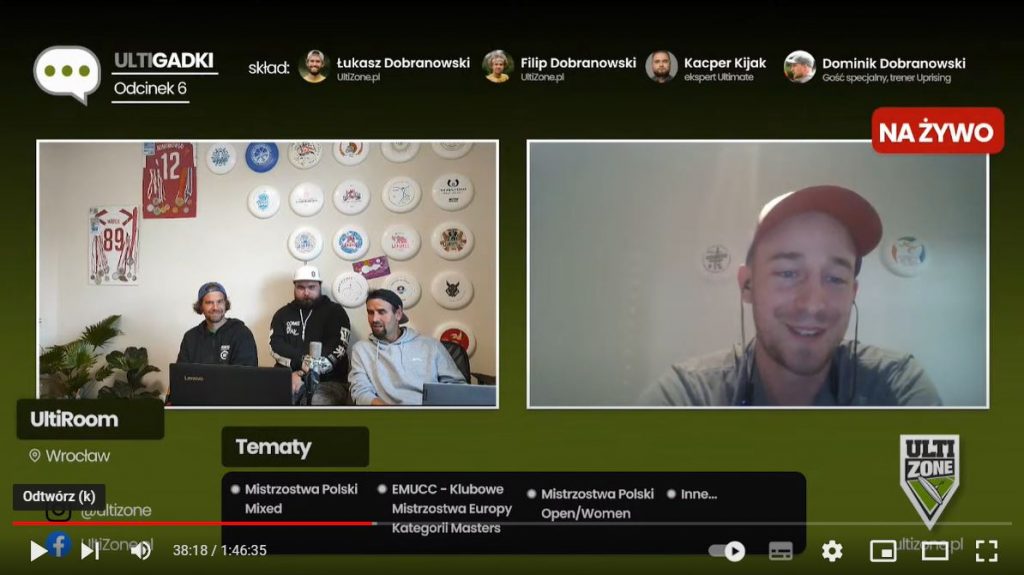 UltiGadki vol. 6 już na kanale! Startują Mistrzostwa Polski Ultimate Szczecin 2022 (open/women)