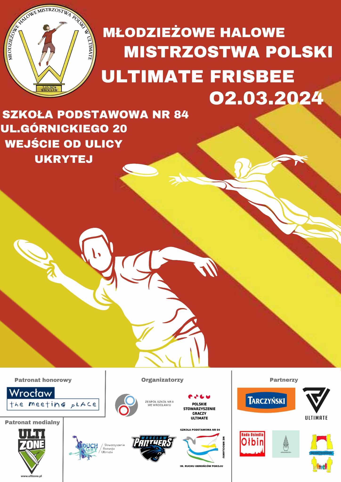 Halowe Mistrzostwa Polski Juniorów w Ultimate Frisbee – Wrocław 2024
